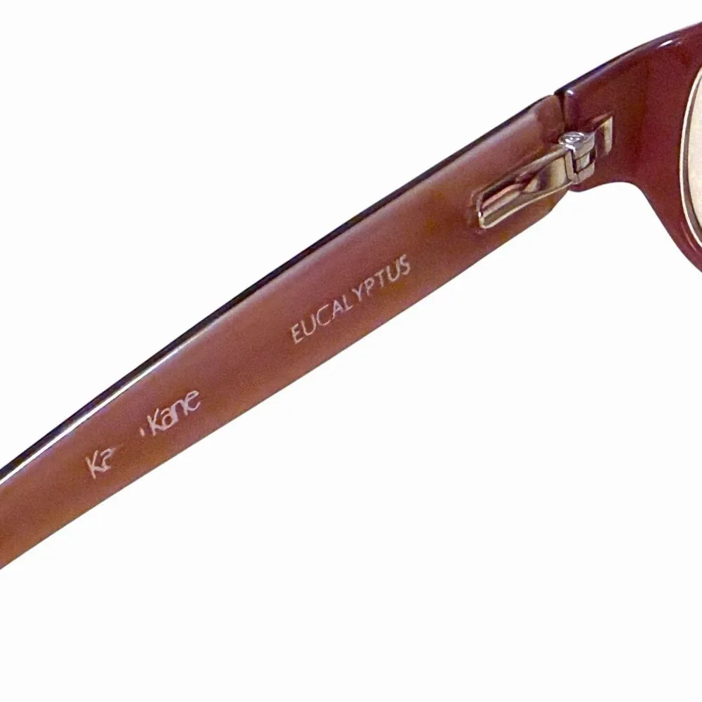 Karen Kane Eucalyptus Eyeglasses Frame Women's Brown Full Rim 53-16-135